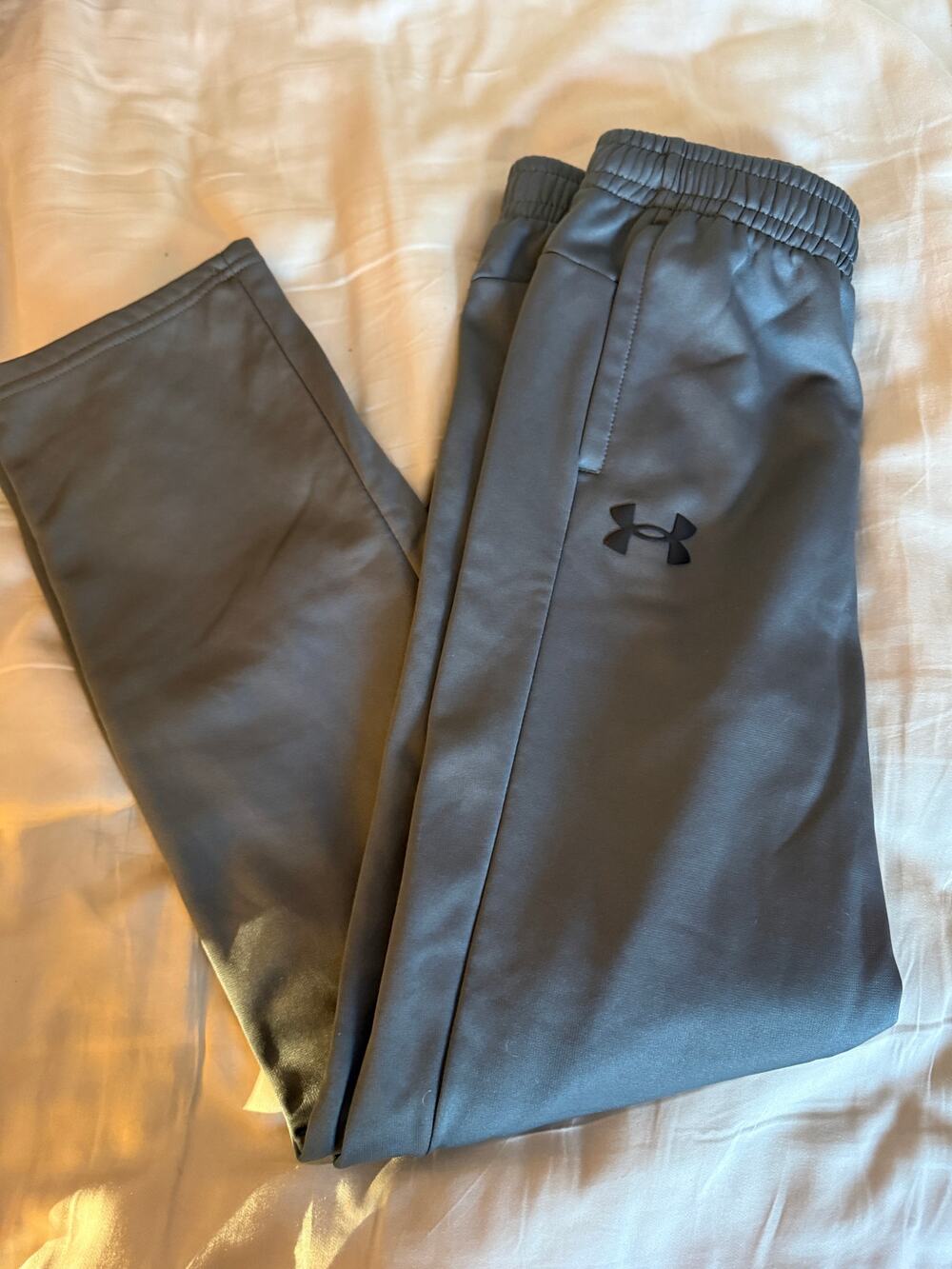 Under Armour Grey pants fleece lined size large